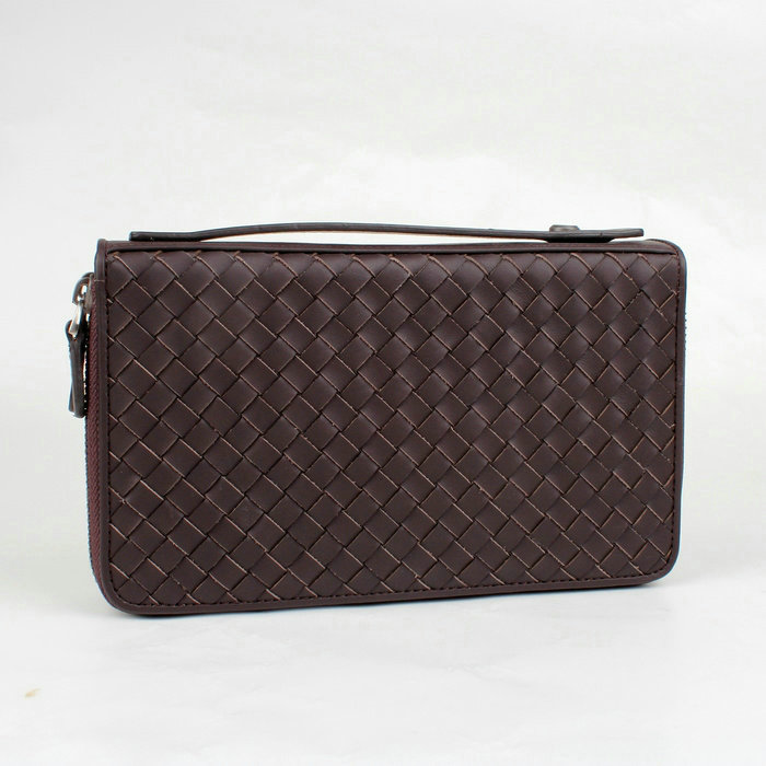 Bottega Veneta intrecciato leather document ase 1155020 brown